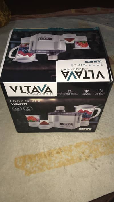 VLTAVA Food Mixer 650W – Brand New Box Pack (Saudi Imported)