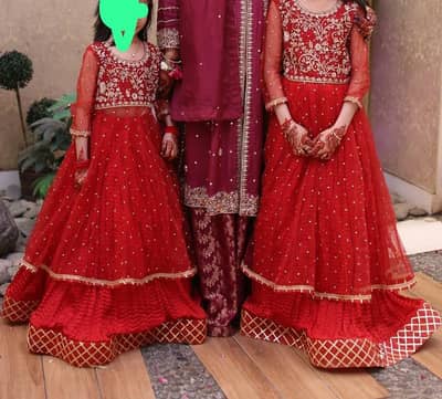 kids lehenga upper style like new