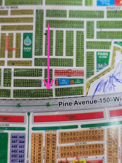 L-BLOCK Prime Location Back To Pine Avenue rd 10 Marla Plot Is Available In Affordable Price