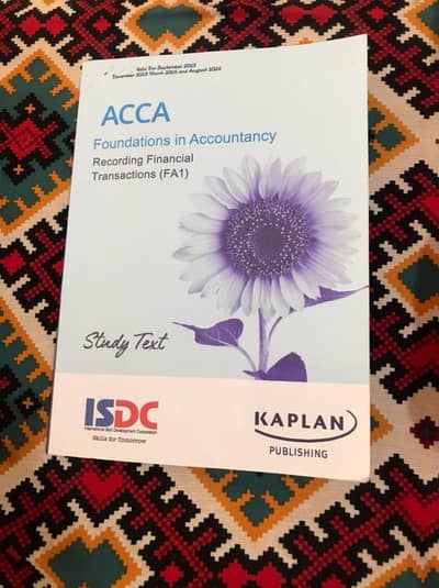 ACCA KAPLAN FA1 2026 EDITION NEW BOOKS EXAM KIT AND STUDY TEXT