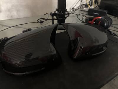 Civic Rebirth 12-16 Carbon fiber side batman style side mirror covers