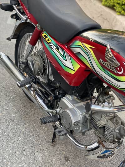 Honda cd 70 New condition Red colour 2023-24