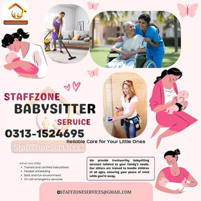Attendant, Nurse, Maid, Cook, Chef, Helper, House, Driver babysitter’s