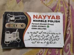 Tiles and Marbles fixing / VIP NAYAB MARBLE POLISH prop Fareed Ahmed