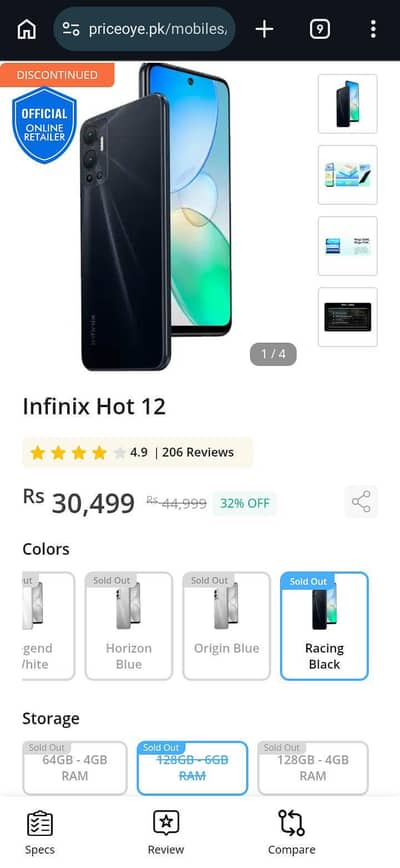infinix hot 12
