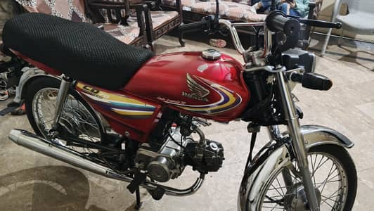 Honda CD 70 Fuel Tank, Back Seat carrier Taak, Front and Back Mudguard