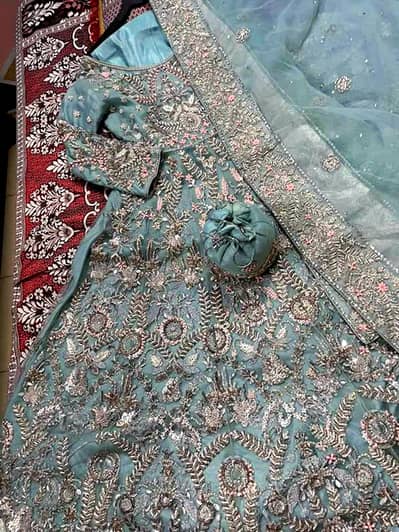 bridal maxi in ice blue color