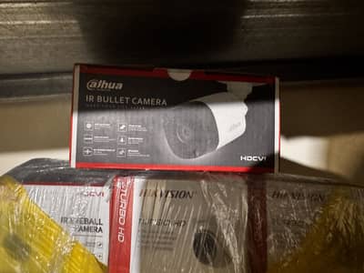 8 camera CCTV set bullet and dome Cameras