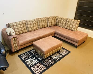 Spacious 7-seater L-shaped Sofa set | Corner Sofa | L Shape