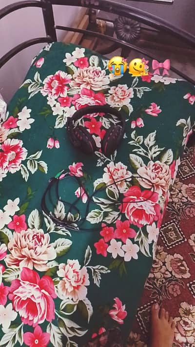 wired headphones only two week used excellent condition good sound