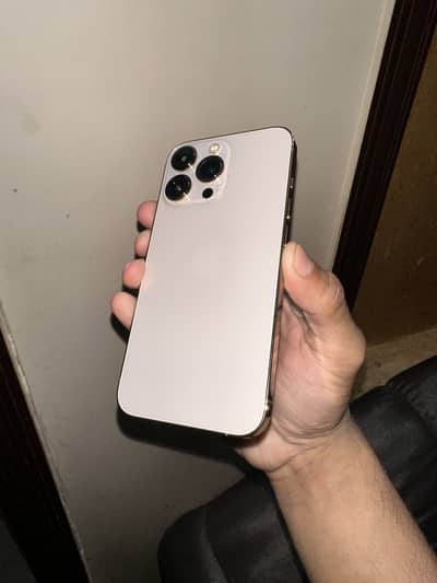 I phone 13 pro PTA approved, 10/10 condition, golden colour