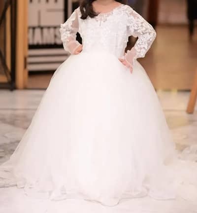 White fairy frock (almost new)