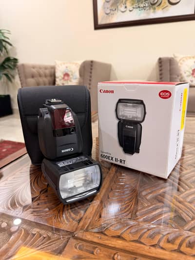 Canon Speedlite 600EX II-RT Flash for DSLR – Original– 10/10 Condition