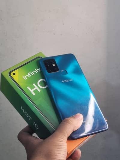 infinix hot 10 4gb 64gb official pta