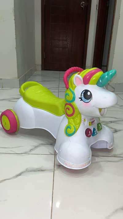 walk and ride unicorn