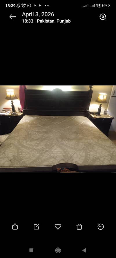 Master Crest Spring Mattress ( 6f  x  6.5 f ) 6 inches height