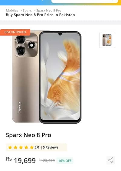 Spark neo 8 pro