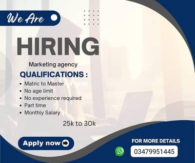 Full time ,Pert time ,Home Based  Online working