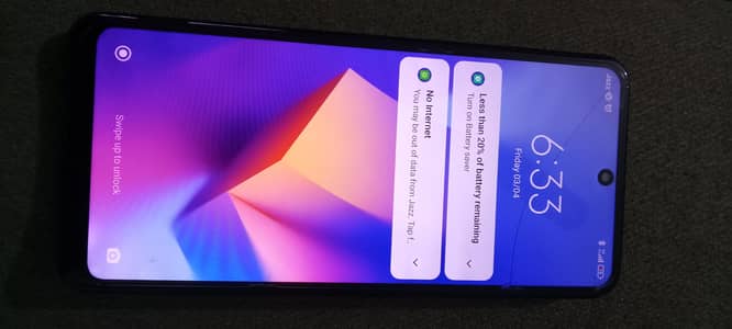 Redmi Note 9S official PTA approved   6/128 GB