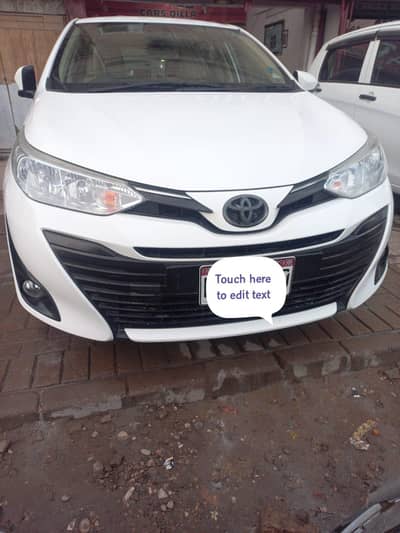 Toyota Corolla Yaris ATIV 2021 model 2021 registered white