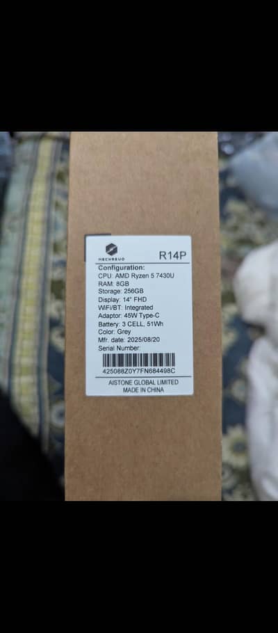 Brand New|Sealed Box Ryzen 5 7430U Laptop| 14" FHD|Lightweight & Fast