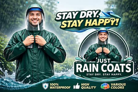 High Quality Rain Coat 100% water proof