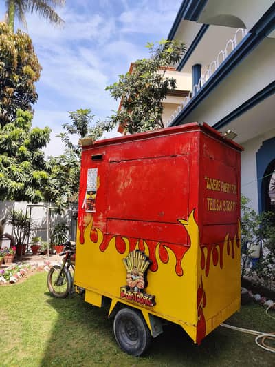 Food Cart Setup with 2 Deep fryer+Hotplate - Ready to operate