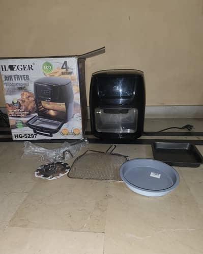 Airfryer haeger 12L 1800w Hg _5297 Neat and clean Homeused
