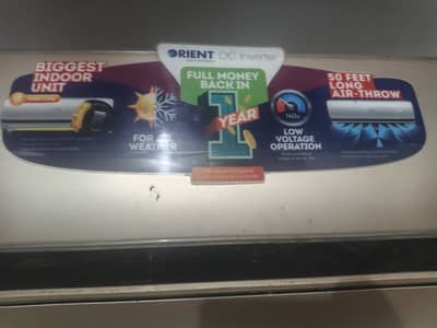 Orient Dc inverter heat and cool