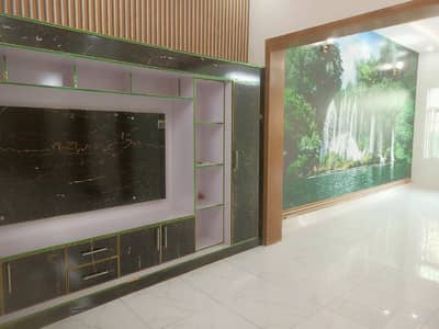 11 Marla fully renovated tripple story house Basement , ground , 1st floor available for sale