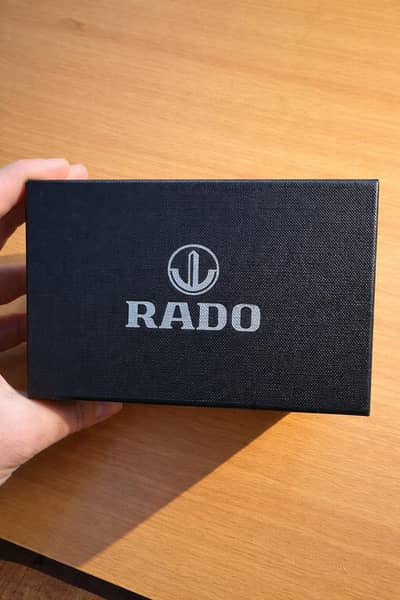 Elegant Rado Black Ceramic Rectangular Watch – Premium Condition