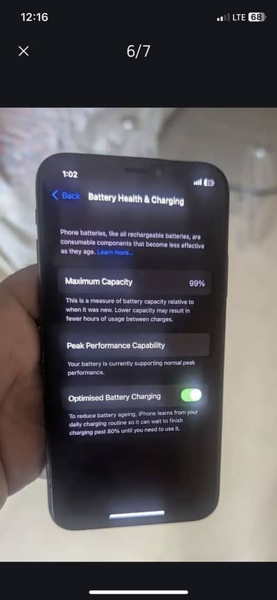 iPhone X 256 Gp Rs 35000 03323464520