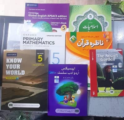 APS Class 5th Books Available   Discription Please