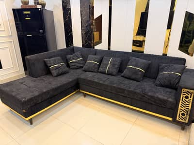 L-Shaped Sofa (Rough Condition)