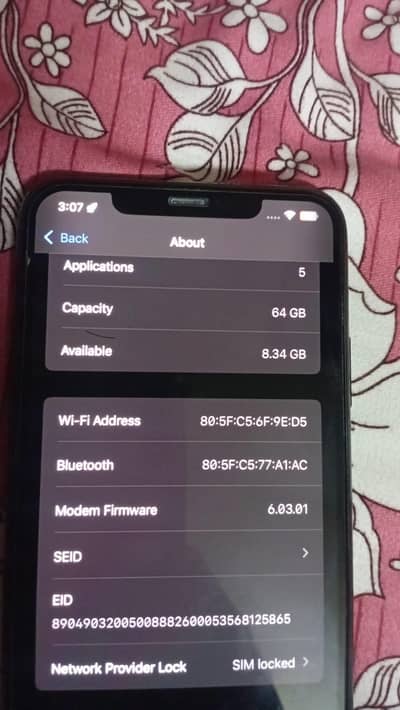 iphone 11 pro max 64gb  10 by 10 condition