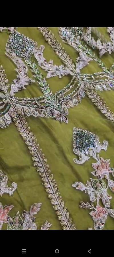 bridal mehndi lehnga