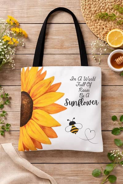 Cotton tote bags with attractive prints to enhance your daily look