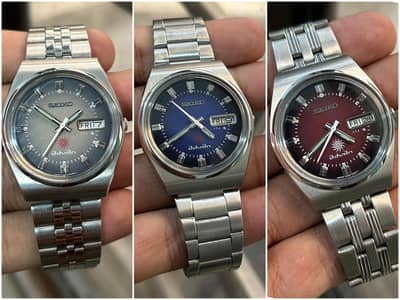 Seiko Advan Automatic 17 Jewels 6 Different Modified Dials 6309