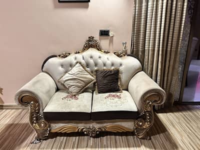 A Strong Lavish Sofa Set For Sale