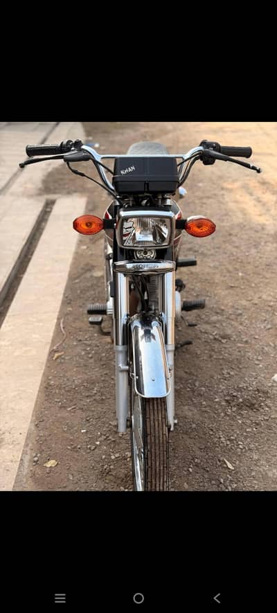 Honda 125 Black colour