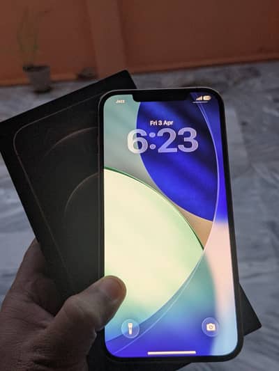 iPhone 12pro max Minor Back Break 128GB with Box