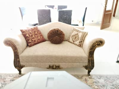 Antique wooden sofa set 7 seater