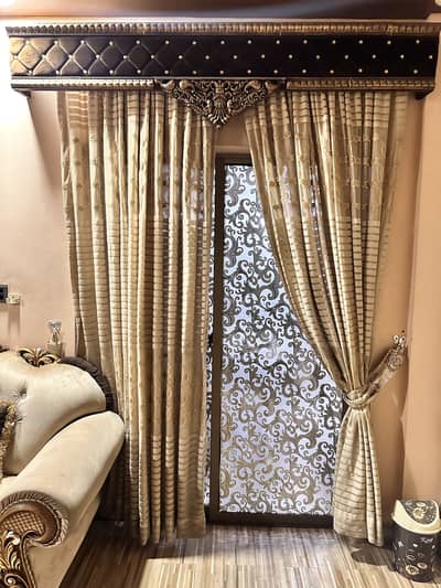 A 2 Windows Curtain Set