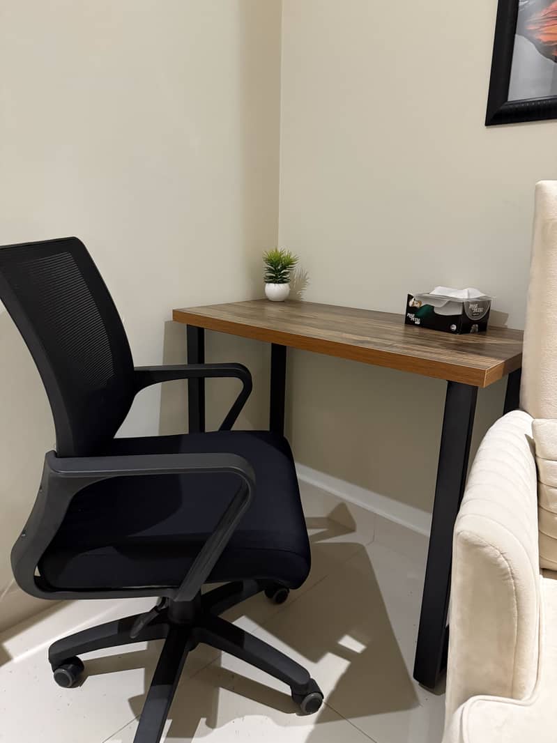 Complete Study Setup – Table + Office Chair 0