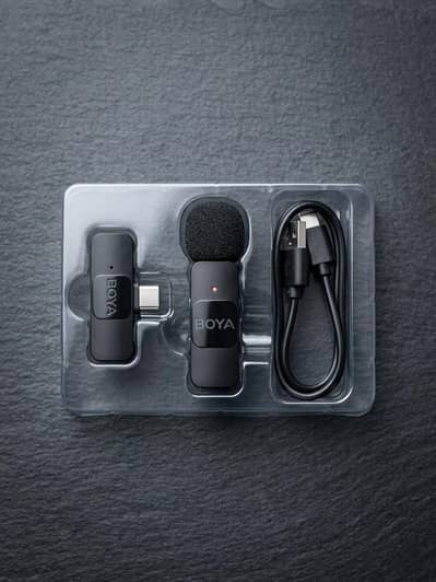 BOYA BY-V10 Wireless Lavalier Microphone (USB-C) - Like New!