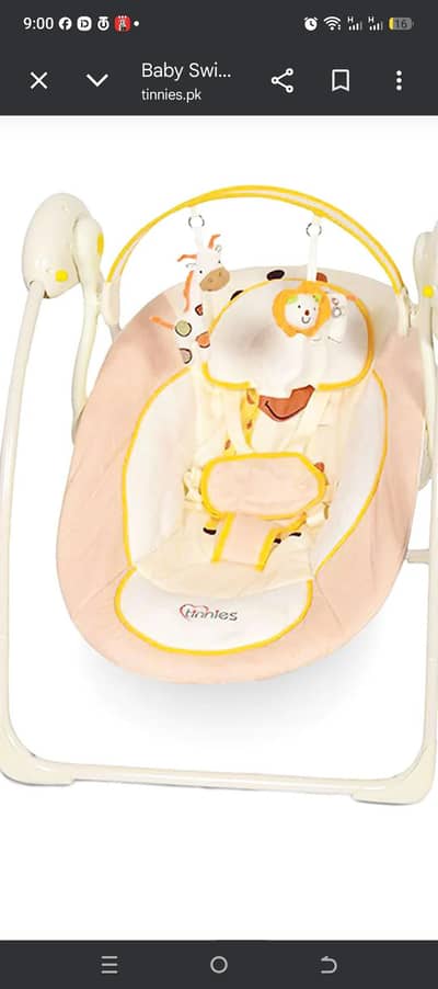 Electric baby bouncer