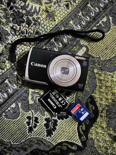 Canon PowerShot A2500 16MP Digital Camera – Complete Set