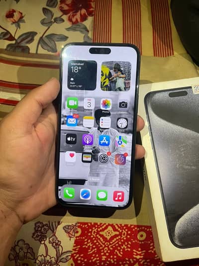 IPHONE 15 PRO MAX JV 256 GB WITH BOX