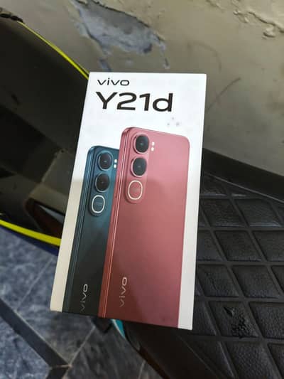 Vivo y21D 6gb/128gb with original Box, Charger