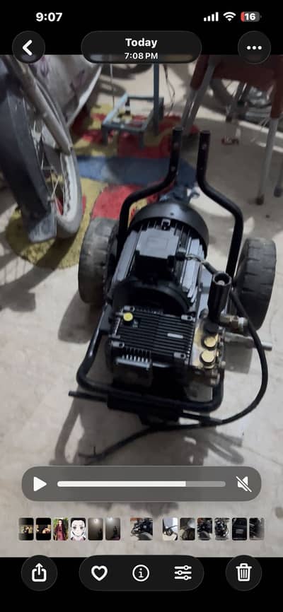 Heavy duty three phase water sprayer